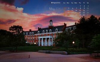 Desktop Wallpaper May Virginia Tech X