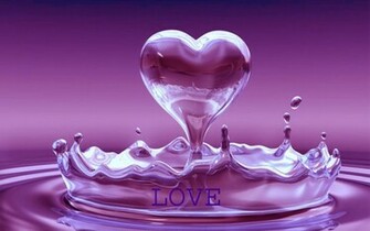 Wallpaper Desk Beautiful Purple Heart