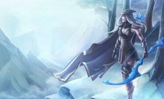 League Of Legends Archer Ashe Lol Cloak Games Fantasy Warrior