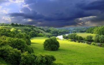 Meadow Wallpaper Top Background