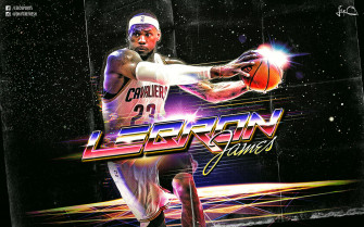 Lebron James Retro Nba Wallpaper By Skythlee