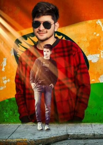 January Wall Unic Creative Photo Editing Background