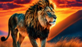 Danger Lion Wallpaper