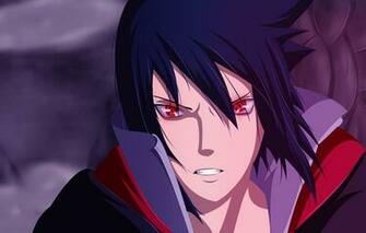 Naruto Uchiha Sasuke Sharingan Akatsuki Wallpaper