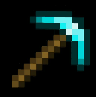 Minecraft Diamond Pickaxe Wallpaper