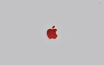 Red Fabricc Apple Logo Wallpaper