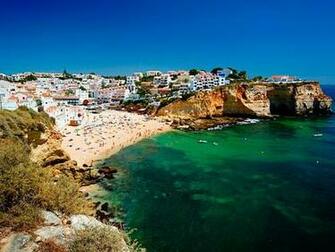 Pin Beach Algarve Portugal Landscape And Scenic Desktop Wallpaper