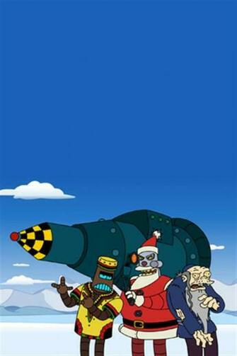 Futurama Evil Santa HD iPhone Wallpaper S 3g