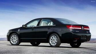 Lincoln Mkz Side Pose In Black Wallpaper