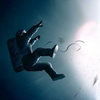 Gravity Lost Astronaut iPad Wallpaper iPhone