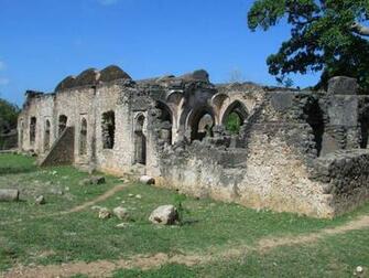 The 15th Century Great House Next To Mosque At Kilwa