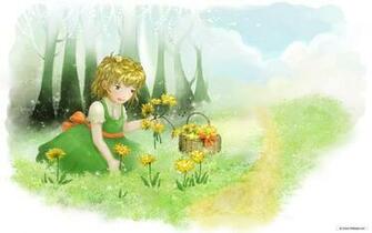 Wallpaper Cartoon Widescreen Landscape Illustrations Background