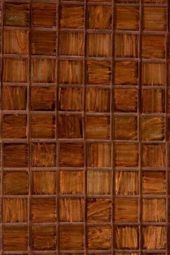 Translucent Art Glass Tile Brown Wallpaper