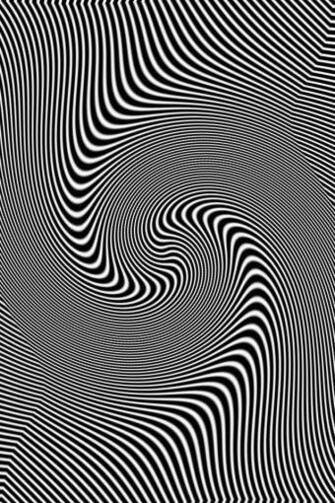 White Black Illusion iPhone HD Wallpaper