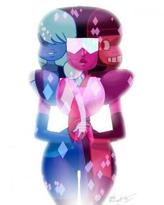 Garnet Ruby And Sapphire Steven Universe