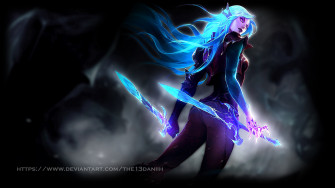 Katarina Video Game League Of Legends 4k Ultra HD Wallpaper By