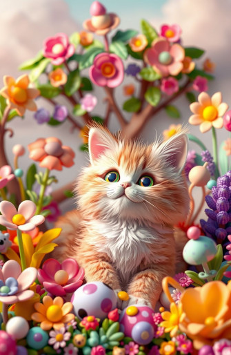 3d Cat Wallpaper