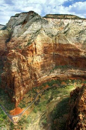 Angels Landing Zion National Park Utah High Resolution Mobile
