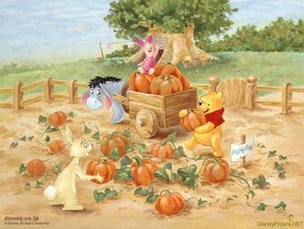 Winnie The Pooh Postcard Wallpaper