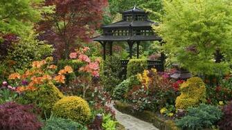 Garden Computer Wallpaper Desktop Background Id