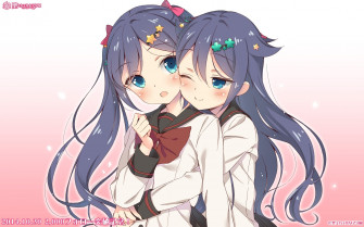 Illustration Anime Girls Cartoon Black Hair