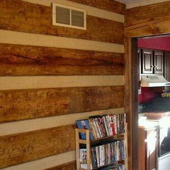 Fake Log Cabin Doityourself