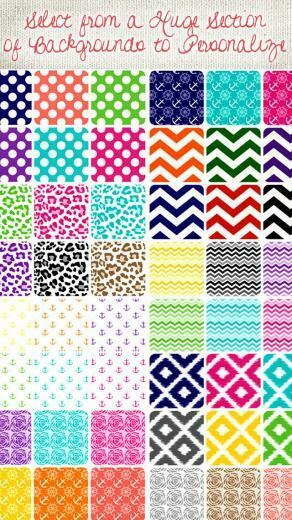 Stencil Create Monogram Background Wallpaper Out Of Your Own