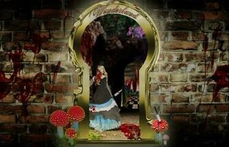 Trippy Alice In Wonderland Wallpaper