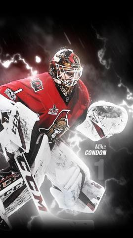 Hockey Goalie iPhone Wallpaper Top