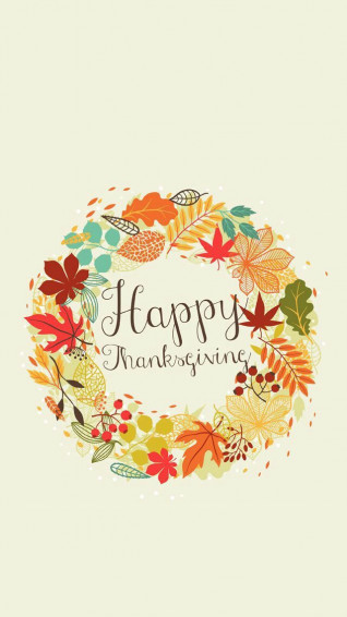 What We Can Be Thankful For Thanksgiving iPhone Wallpaper