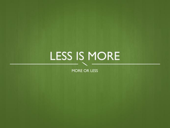 Quote Wallpaper Less Is More Desktop And Mobile