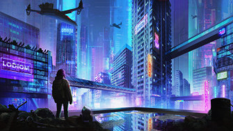 Scavenger Cityscape Cyberpunk 5k Laptop Full HD 1080p 4k Wallpaper