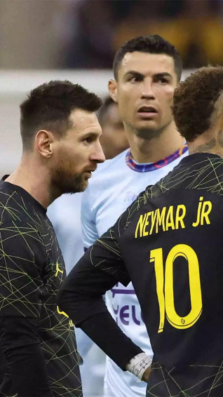 Psg Vs Al Nassr Ronaldo Messi Roll Back The Years In Nine Goal