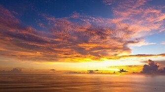 Mind Relaxing Wallpaper Colourful Sunset