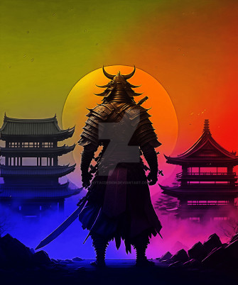 Japan Warrior Japanese Samurai Sword Temple Respec By Sytacdesign
