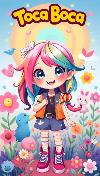 Toca Boca Girl Wallpaper