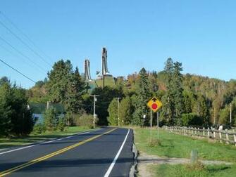 Lake Placid City Highway New York Usa Wallpaper