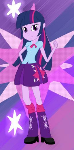 Equestria Girls Twilight Sparkle By Pinkramen