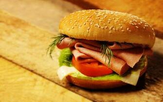Hamburger With Bacon Wallpaper And Image Pictures