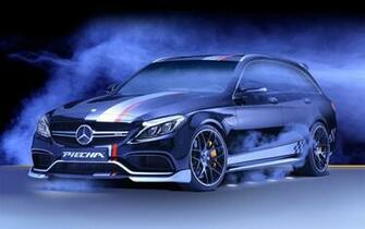 Piecha Design Mercedes Amg C63 Estate Black Wallpaper