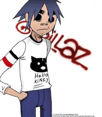 Gorillaz 2d By Riu Yuri