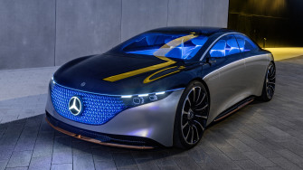 Mercedes Benz Vision Eqs 4k Wallpaper HD Car