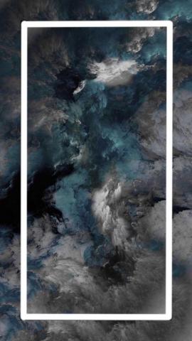 Wallpaper Simple Aesthetic Smoky Pretty Blue Gray Phone