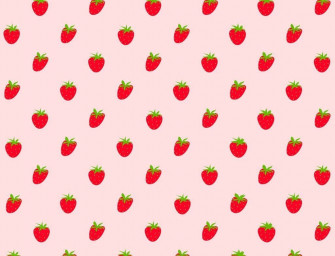 Cute Strawberry Background Wallpaper