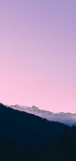 Oppo Realme Mountains In Wallpaper iPhone