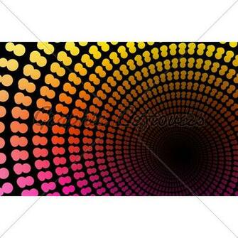 Orange Supernova Abstract Background Wallpaper Gl Stock Image