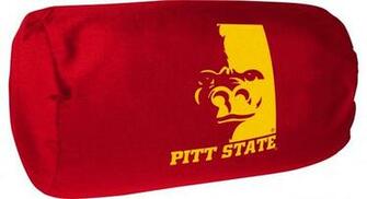 Pittsburg State Gorillas Ncaa College X Beaded Spandex Bolster