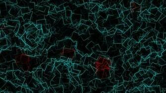 Abstraction Teal Red Maze Wallpaper Background Full HD 1080p