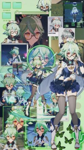 Sucrose Wallpaper Genshin Impact