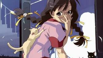 Monogatari Tsubasa Hanekawa HD Wallpaper Background
